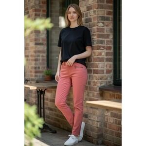 BCBG Jeans‎ Women's 27 Burnt Orange Slim Cut Jeans With Zip Ankle And Pockets